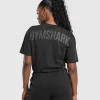 Gymshark T-shirts & Tops*Power Oversized T-Shirt Black