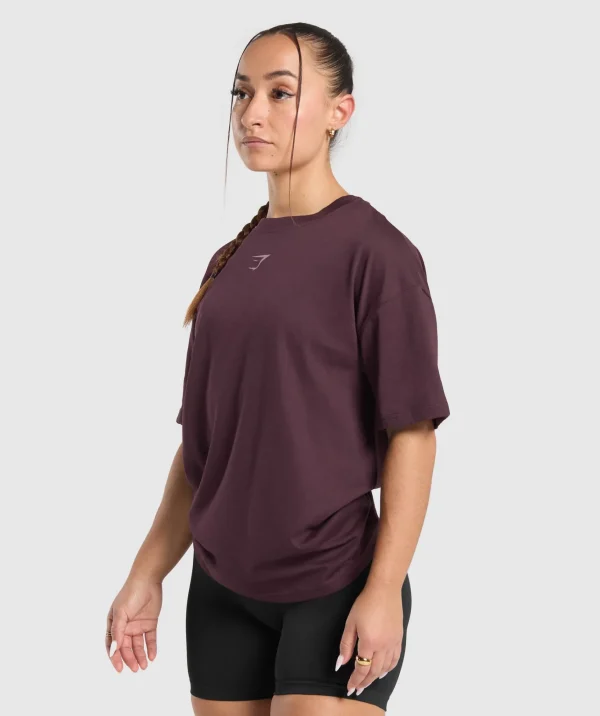 Gymshark T-shirts & Tops*Power Oversized T-Shirt DepthPurple