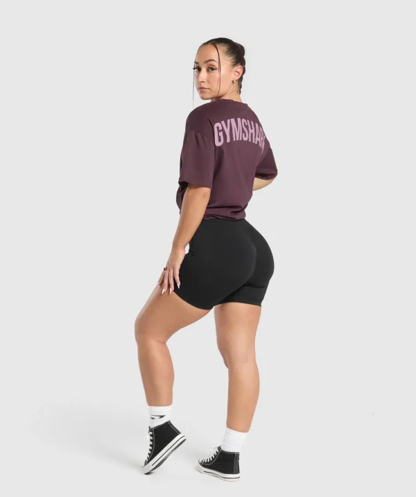 Gymshark T-shirts & Tops*Power Oversized T-Shirt DepthPurple