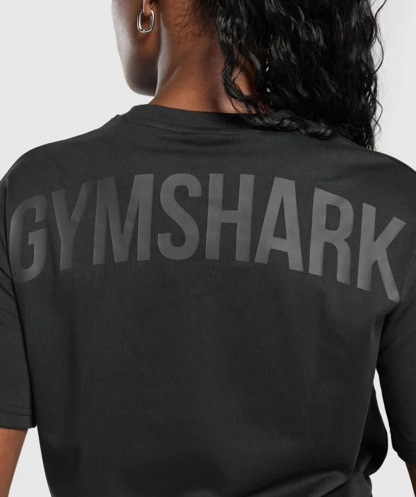 Gymshark T-shirts & Tops*Power Oversized T-Shirt Black