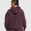 Gymshark Jackets | Hoodies & Sweatshirts*Power Oversized Zip Hoodie DepthPurple