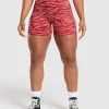 Gymshark Shorts*Power Tight Shorts VarsityPinkPrint