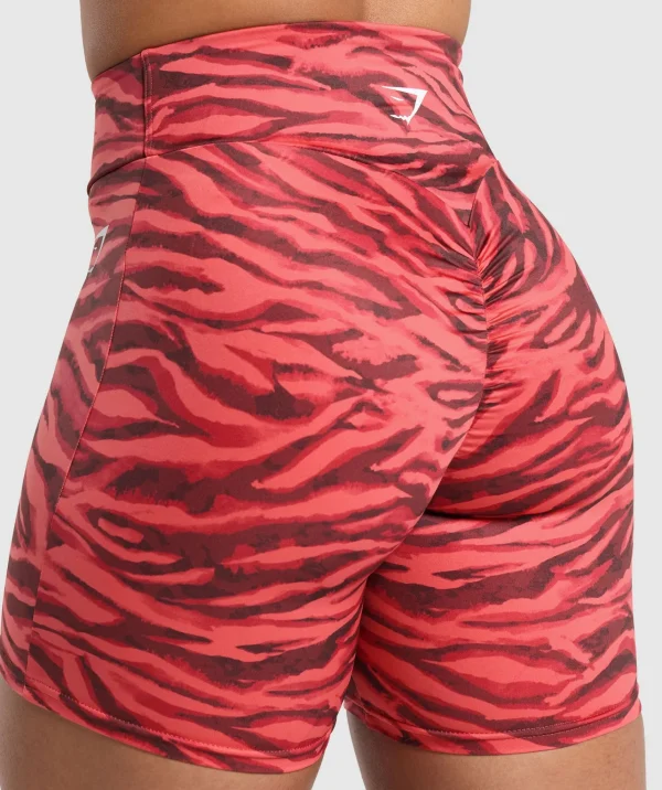 Gymshark Shorts*Power Tight Shorts VarsityPinkPrint