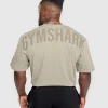 Gymshark T-shirts & Tops*Power T-Shirt EcruBrown