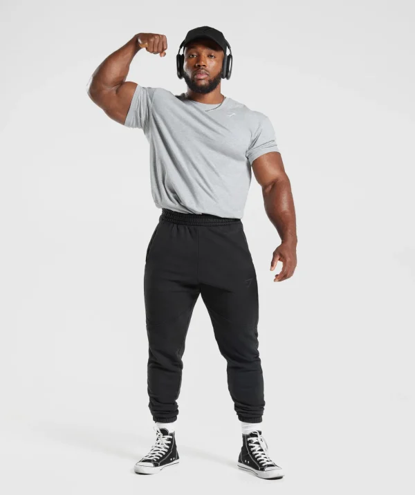 Gymshark T-shirts & Tops*Power T-Shirt LightGreyCoreMarl