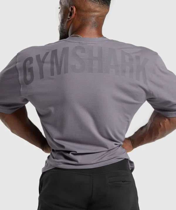 Gymshark T-shirts & Tops*Power T-Shirt FogPurple