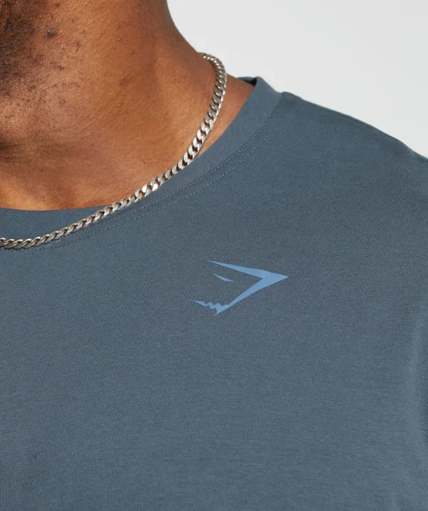 Gymshark T-shirts & Tops*Power T-Shirt TitaniumBlue