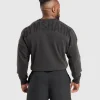 Gymshark Hoodies & Sweatshirts*Power Washed Crew Black