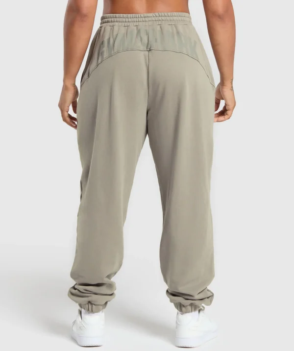 Gymshark Joggers & Sweatpants*Power Washed Joggers LinenBrown