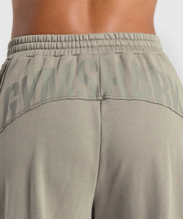 Gymshark Joggers & Sweatpants*Power Washed Joggers LinenBrown