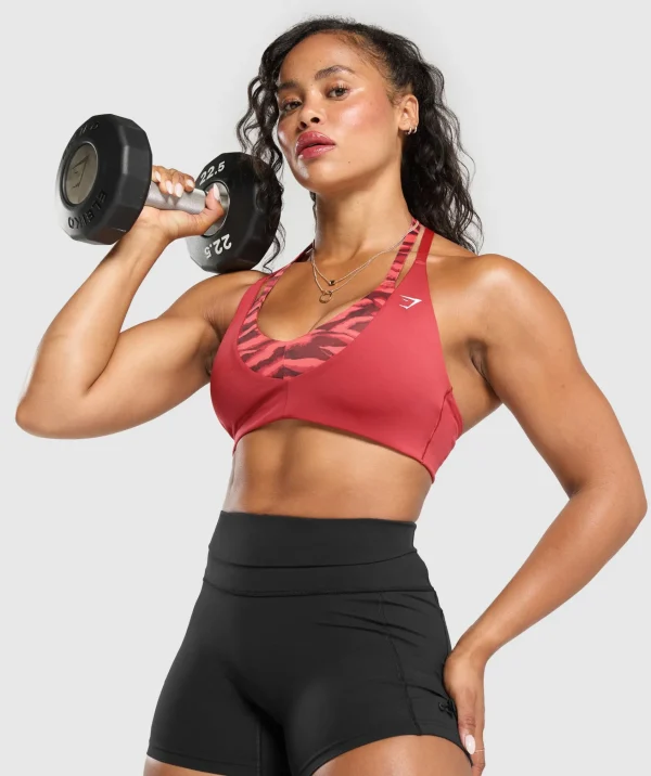 Gymshark Sports Bras*Power x T Back Sports Bra VarsityPink