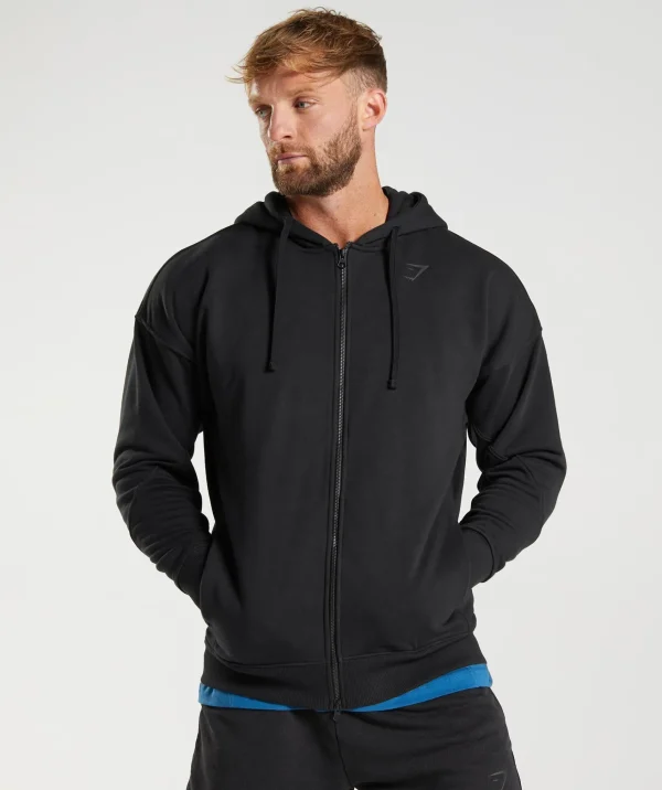 Gymshark Hoodies & Sweatshirts*Power Zip Hoodie Black