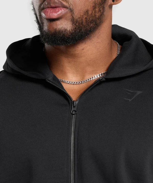 Gymshark Hoodies & Sweatshirts*Power Zip Up Hoodie Black