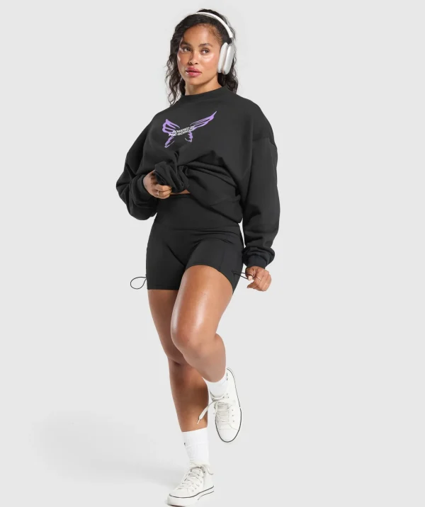 Gymshark Hoodies & Sweatshirts*Powered By Pre Sweatshirt Black