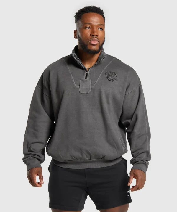 Gymshark Hoodies & Sweatshirts*Premium Legacy 1/4 Zip Black