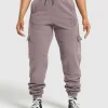 Gymshark Joggers & Sweatpants*Premium Legacy Joggers BrushedPurple/PigmentDye