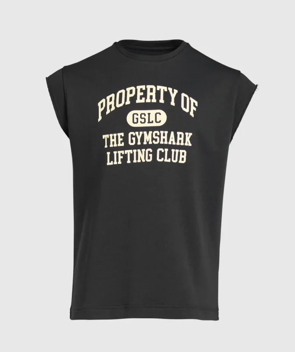 Gymshark Tank Tops*Property Of Cut Off Tank Black