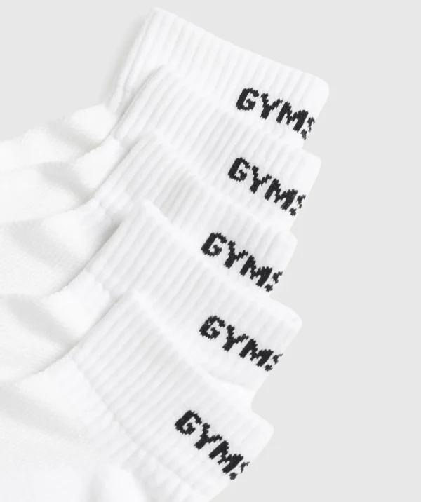 Gymshark Quarter Socks*Quarter Socks 5pk White