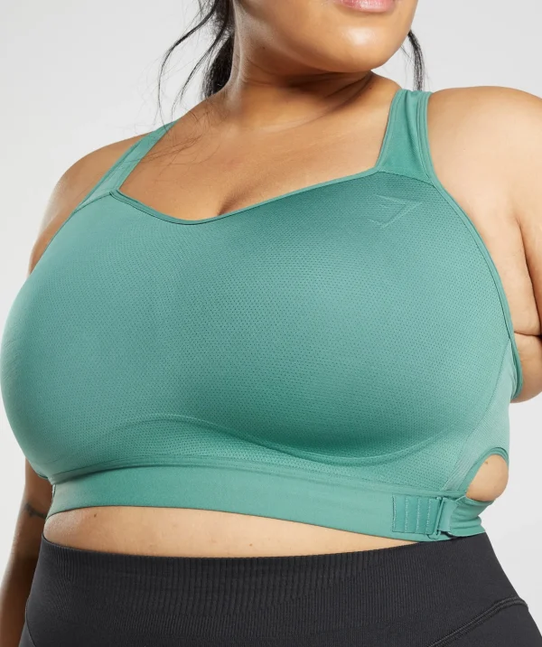 Gymshark Sports Bras*Racerback High Support Sports Bra, B/C-E/F HoyaGreen