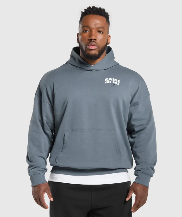 Gymshark Hoodies & Sweatshirts*Raise the Bar Hoodie IronBlue