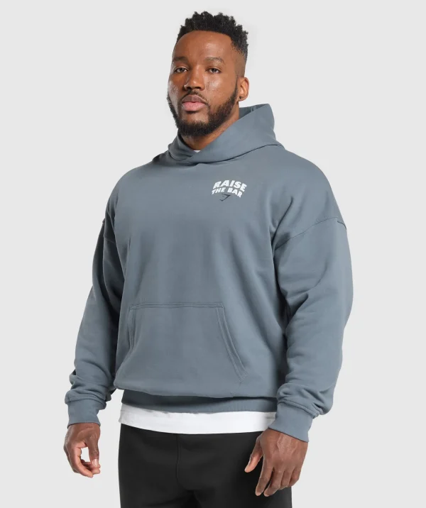 Gymshark Hoodies & Sweatshirts*Raise the Bar Hoodie IronBlue