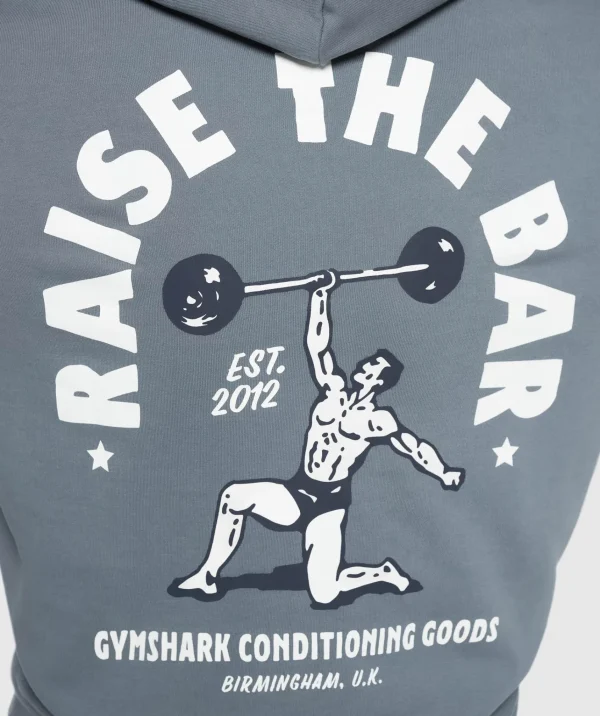 Gymshark Hoodies & Sweatshirts*Raise the Bar Hoodie IronBlue