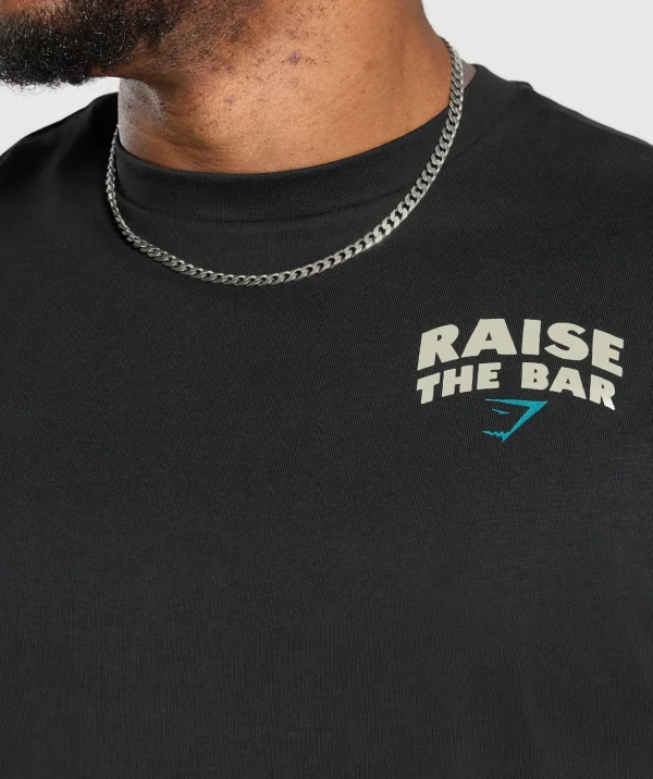 Gymshark T-shirts & Tops*Raise The Bar Long Sleeve T-Shirt Black