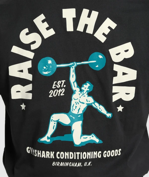 Gymshark T-shirts & Tops*Raise The Bar Long Sleeve T-Shirt Black