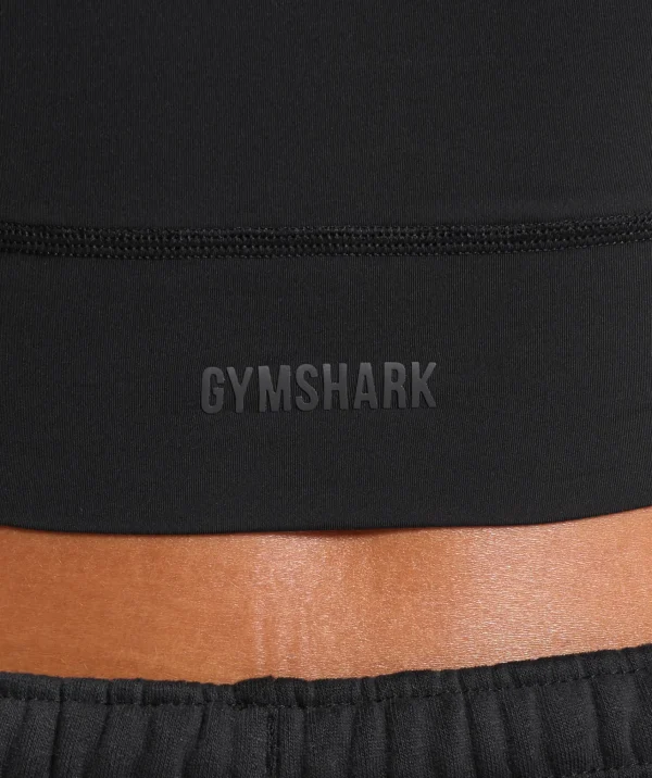 Gymshark Crop Tops | T-shirts & Tops*Rest Day Buttery Soft Midi Top Black