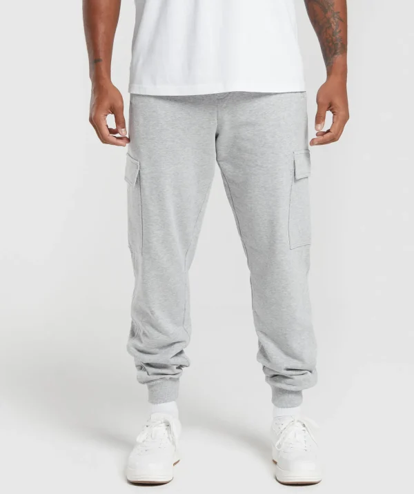 Gymshark Cargo Pants | Sweatsuits*Rest Day Essentials Cargo Joggers LightGreyCoreMarl