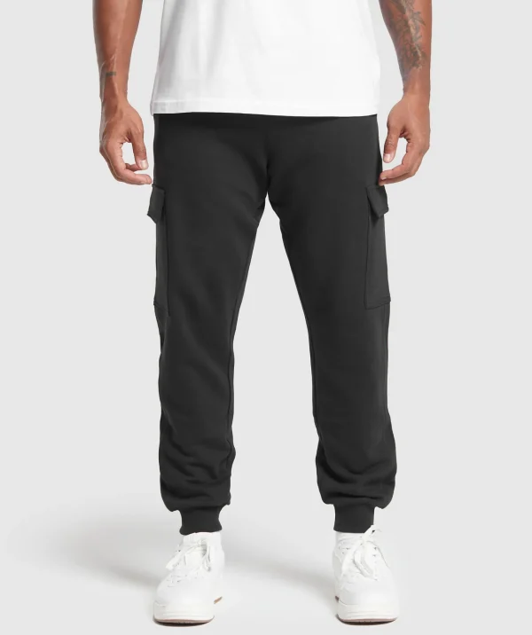 Gymshark Cargo Pants | Sweatsuits*Rest Day Essentials Cargo Joggers Black