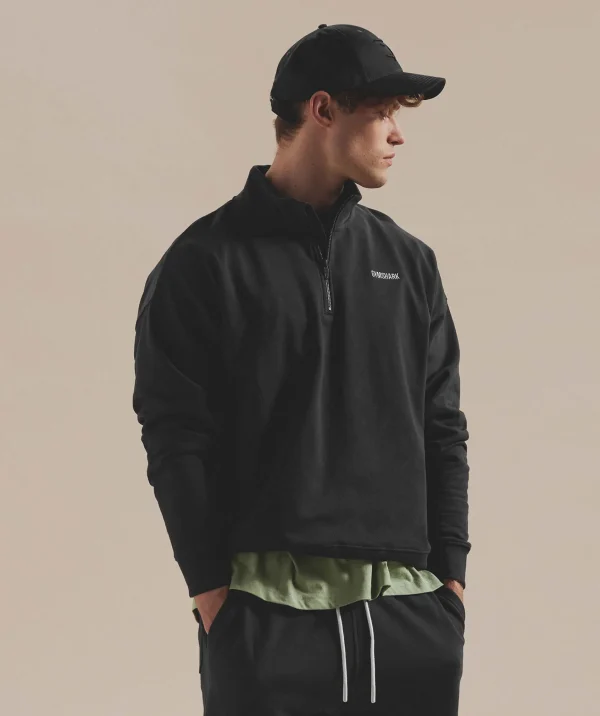 Gymshark Sweatsuits | Hoodies & Sweatshirts*Rest Day Sweats 1/4 Zip Black