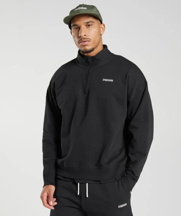 Gymshark Sweatsuits | Hoodies & Sweatshirts*Rest Day Sweats 1/4 Zip Black