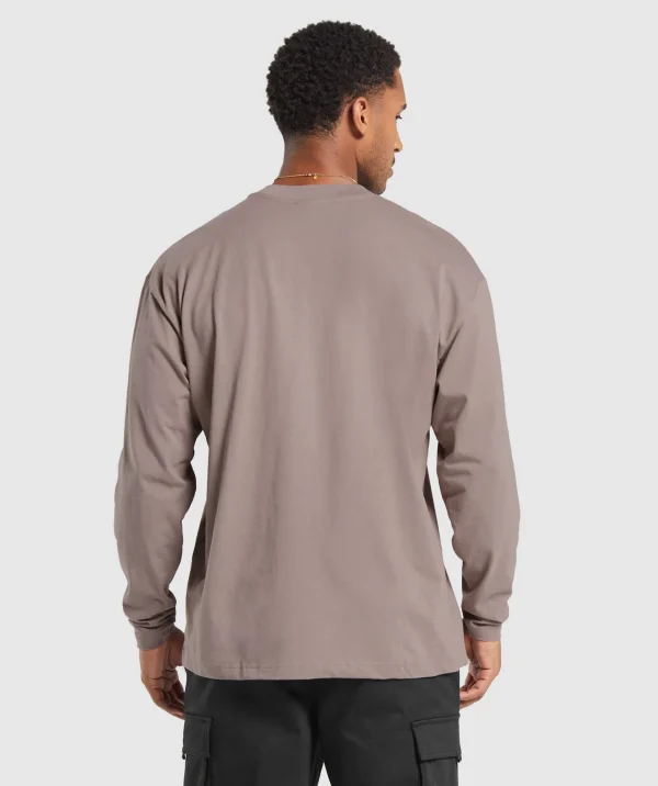 Gymshark T-shirts & Tops*Rest Day Sweats Long Sleeve T-Shirt PowderMauve