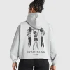 Gymshark Hoodies & Sweatshirts*Retro Lifting Oversized Hoodie LightGreyCoreMarl