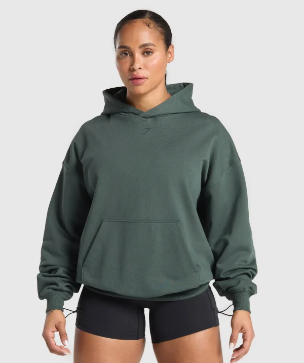 Gymshark Hoodies & Sweatshirts*Retro Lifting Oversized Hoodie SlateTeal