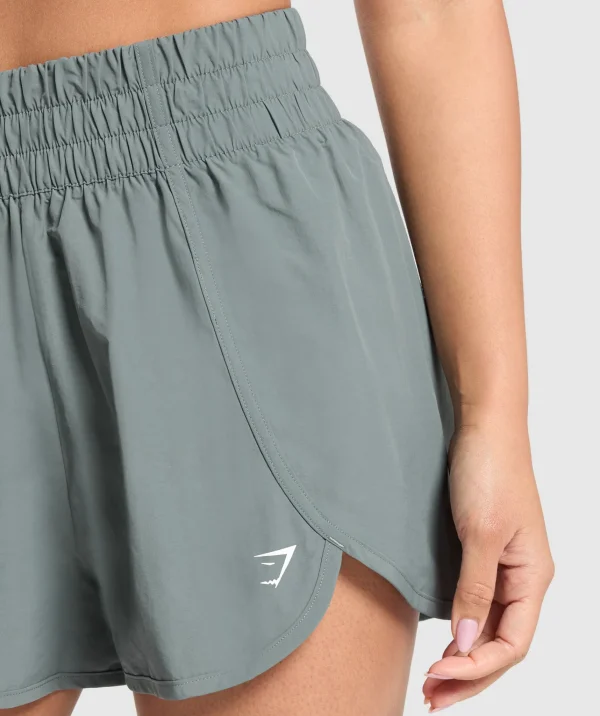 Gymshark Shorts*Retro Waistband Shorts CargoTeal