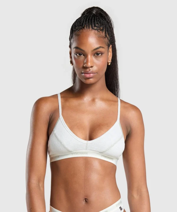 Gymshark Underwear & Basics | Women's Underwear*Rib Bralette BrosFrostWhiteMarl