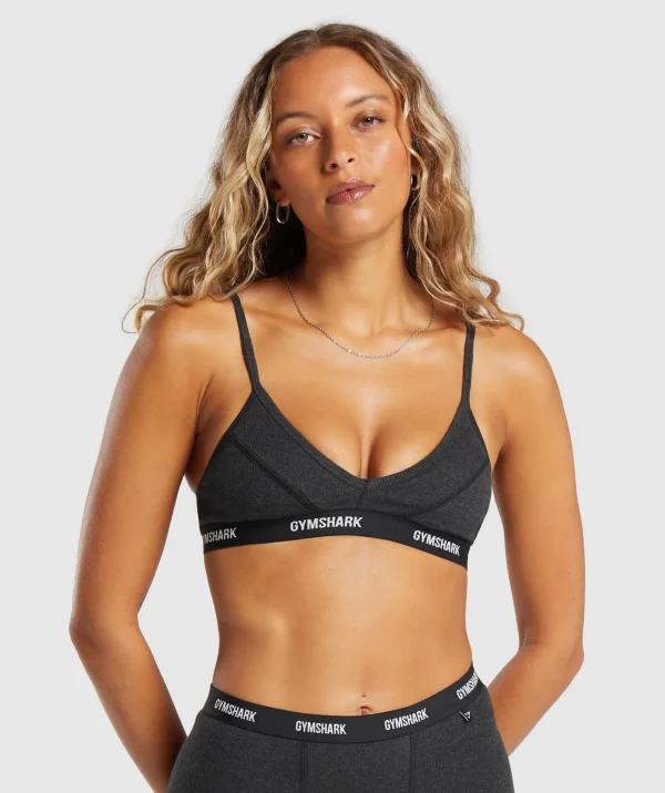 Gymshark Underwear & Basics | Women's Underwear*Rib Bralette MidnightBlackMarl