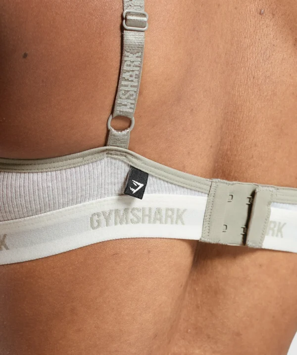 Gymshark Underwear & Basics | Women's Underwear*Rib Bralette BrosFrostWhiteMarl