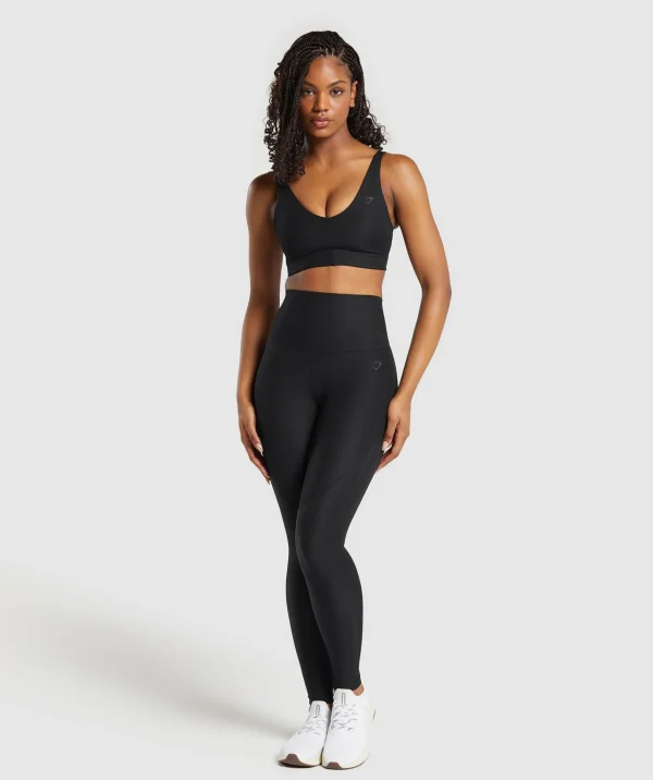 Gymshark Black Leggings | High-waisted Leggings*Ribbed Legging Black