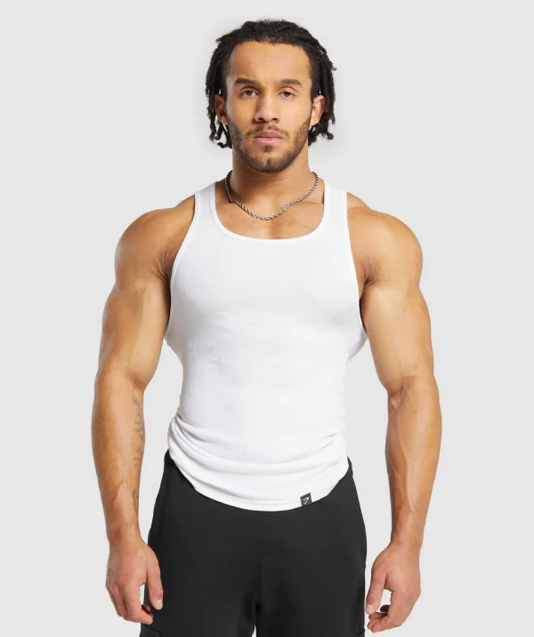 Gymshark Underwear & Basics | Men's Underwear*Ribbed Tank 3 Pack White