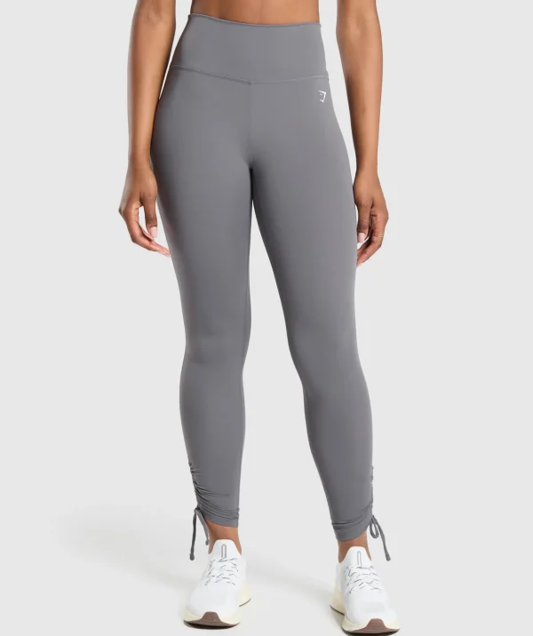 Gymshark Leggings | High-waisted Leggings*Ribbon Ankle Legging BrushedGrey