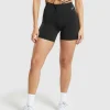 Gymshark Shorts*Ribbon Tie Waisted Short Black