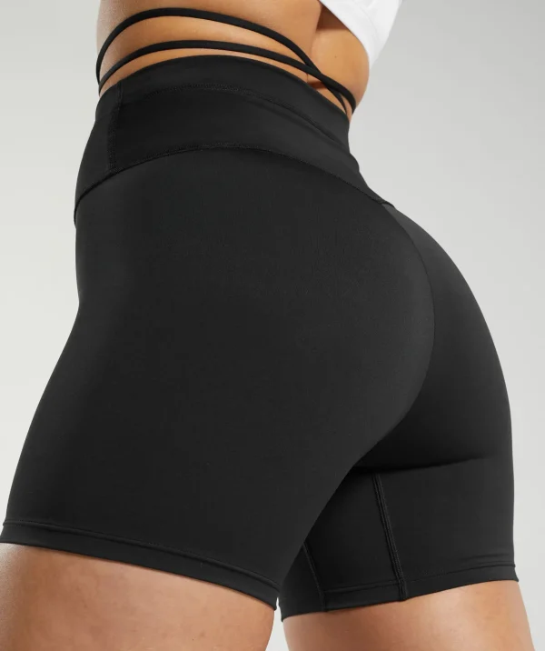 Gymshark Shorts*Ribbon Tie Waisted Short Black