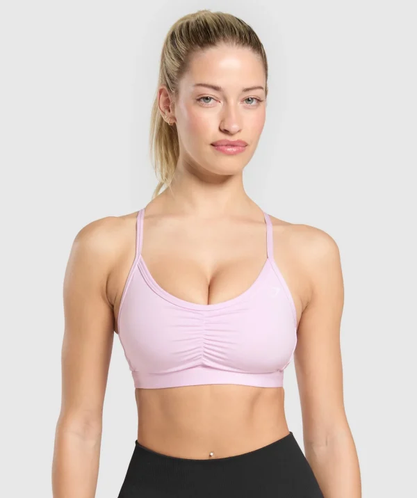 Gymshark Sports Bras*Ruched Sports Bra IcePink