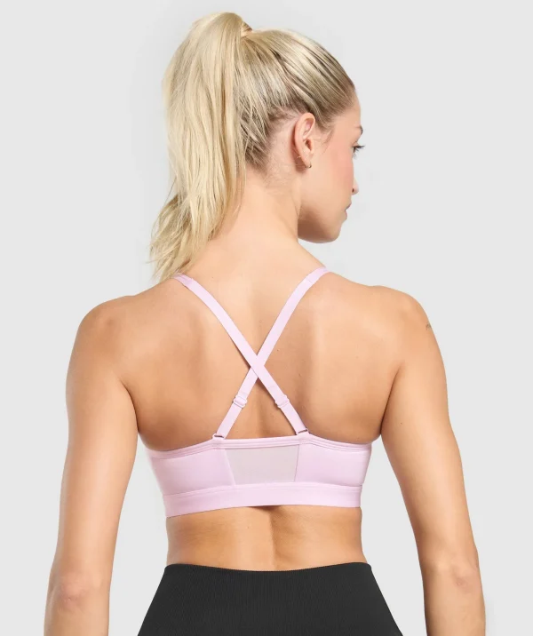 Gymshark Sports Bras*Ruched Sports Bra IcePink