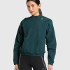 Gymshark Jackets*Running 1/4 Zip Track Top StrongTeal