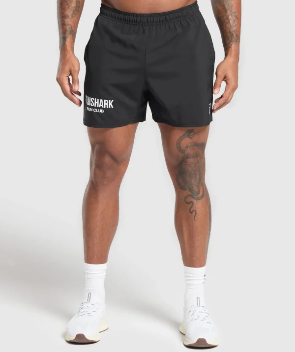 Gymshark Shorts*Running Dept. 5" Shorts Black