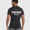 Gymshark T-shirts & Tops*Running Dept. T Shirt Black